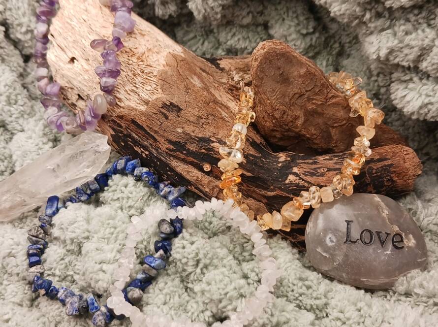 Crystal Chip Bracelets