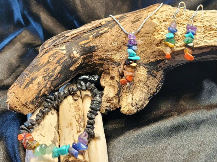 Chakra Crystal Chip Bracelets