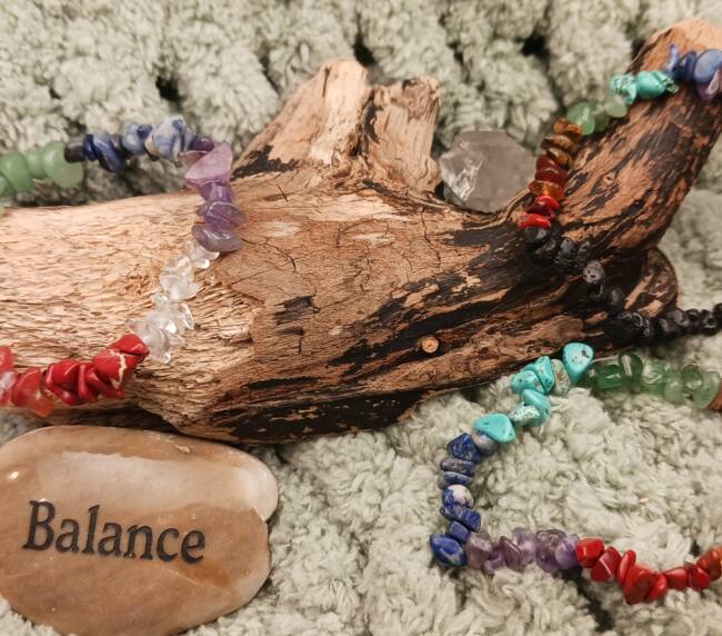 Chakra Crystal Chip Bracelets