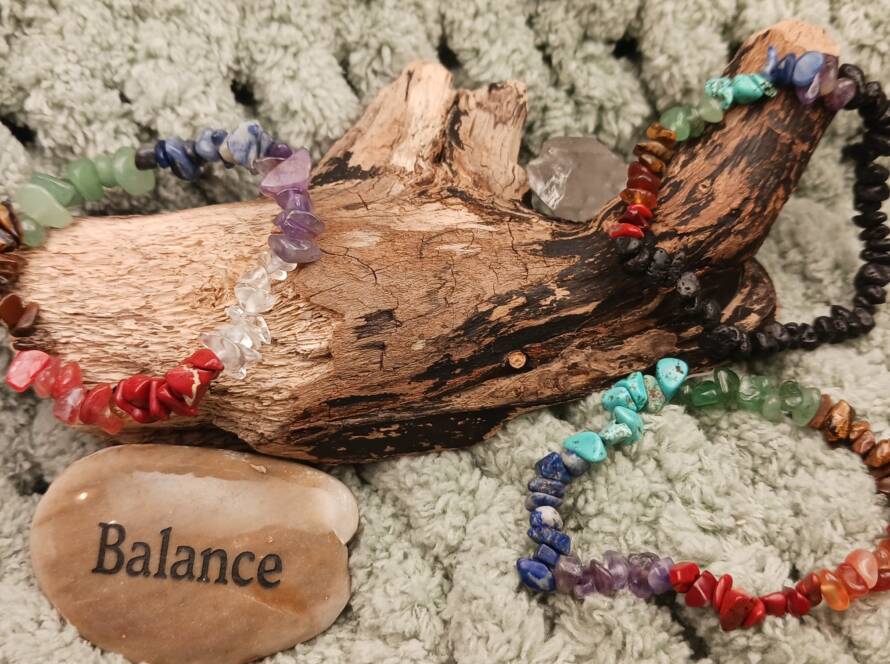 Chakra Crystal Chip Bracelets